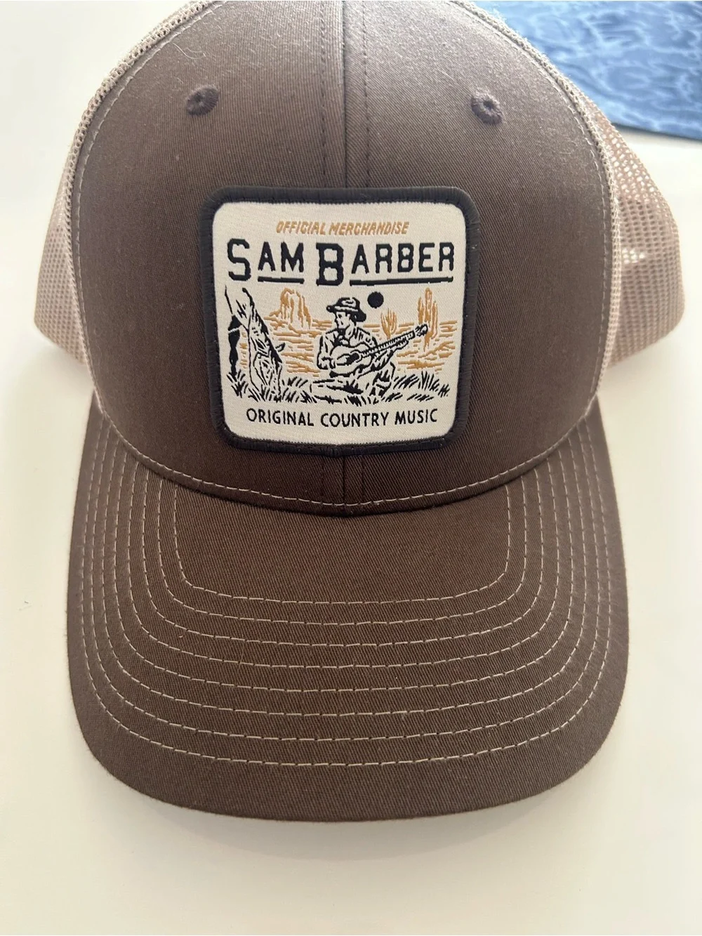 Sam Barber country music snap back hat